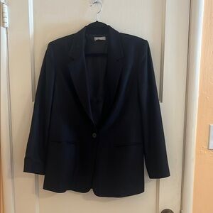 Nordstrom Black Blazer Structured Suit Jacket